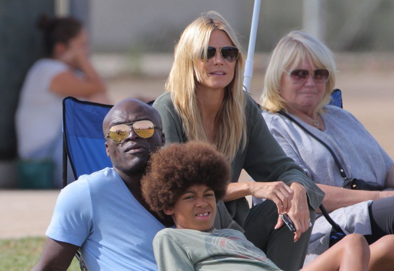 хайди клум и сил дети. хайди клум с мужем. хайди клум с детьми и силом. хайди клум и сил дети. Seal и хайди клум дети.